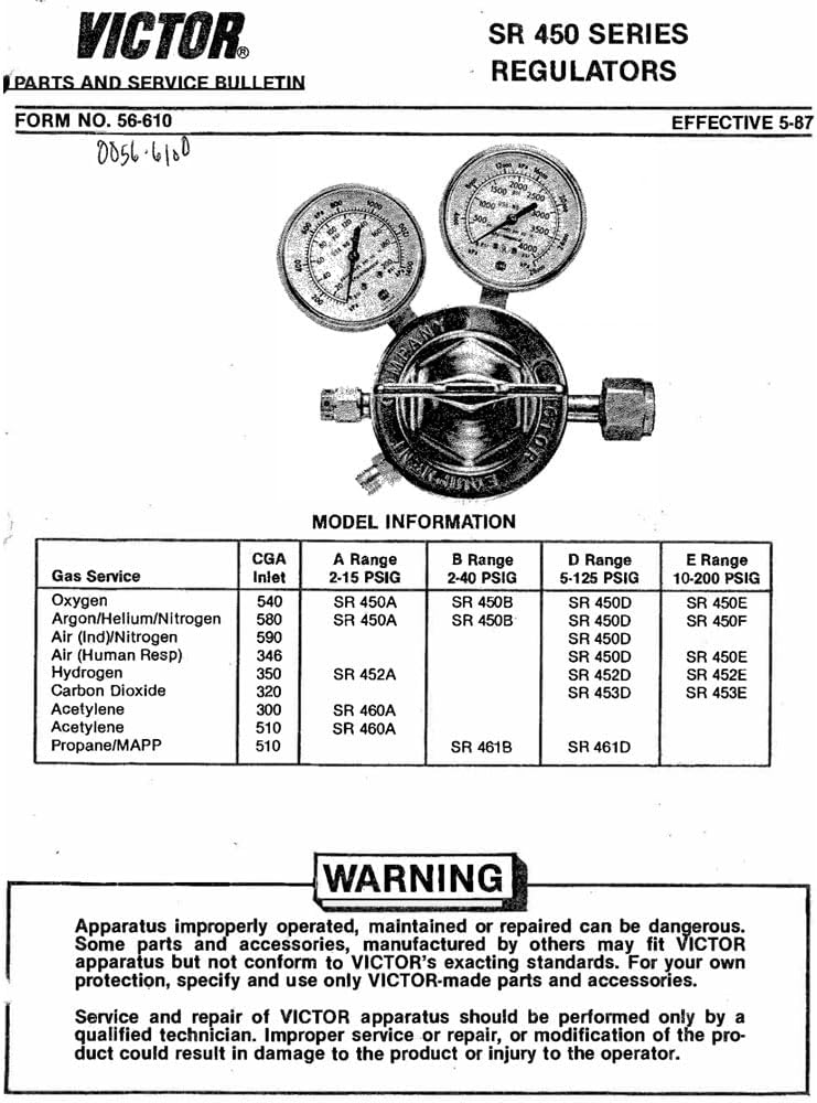 Creative.C SR450D Oxygen Regulator Rebuild kit Compatible with Victor SR450 Series Repair kit with Diaphragm # 0790-0102 - Image 5